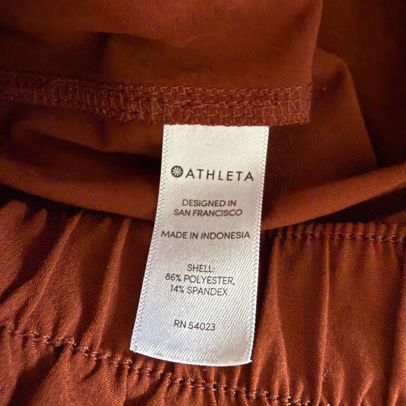 Athleta Cinnamon Tie-Waist Trousers Size 4 - Picture 15 of 16